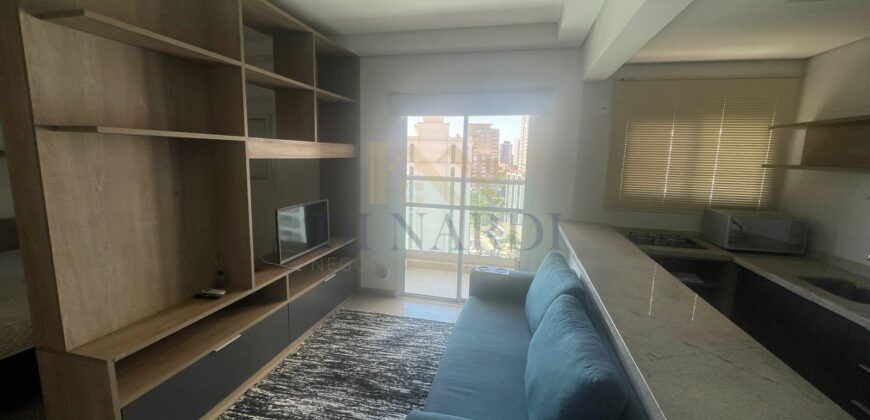 Flat Mobiliado com 1 Dormitório no Campolim – 37 m² e Lazer Completo