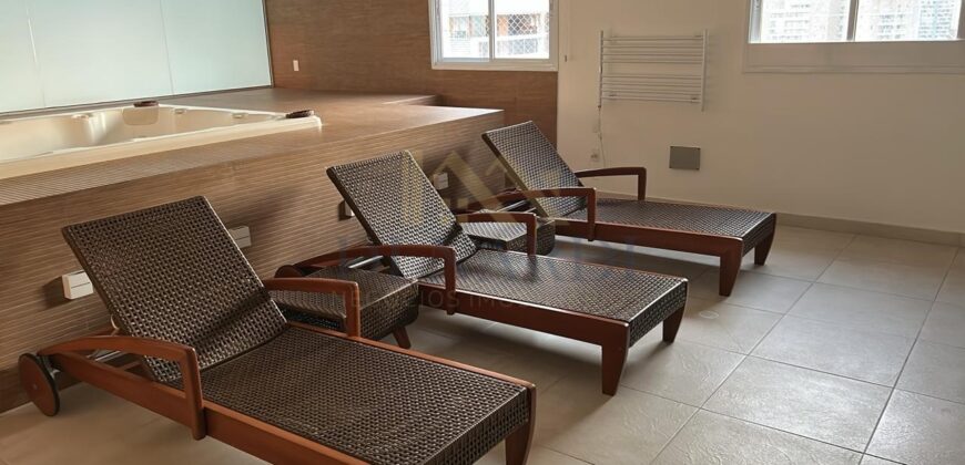 Apartamento Mobiliado de 130 m² com 2 Quartos e Suíte à Venda no Gonzaga, Santos