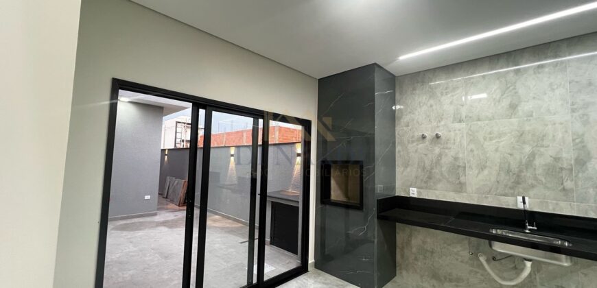 Casa Térrea com 144m², 3 Dormitórios e Churrasqueira no Jardim Novo Horizonte