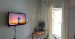 Apartamento Mobiliado de 130 m² com 2 Quartos e Suíte à Venda no Gonzaga, Santos