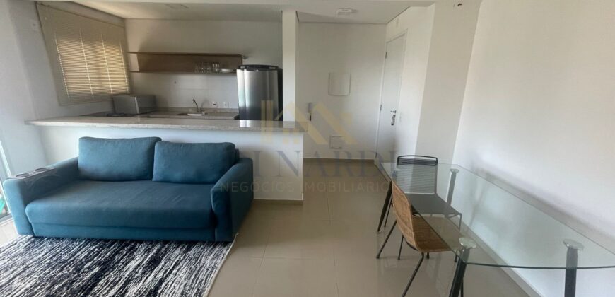 Flat Mobiliado com 1 Dormitório no Campolim – 37 m² e Lazer Completo