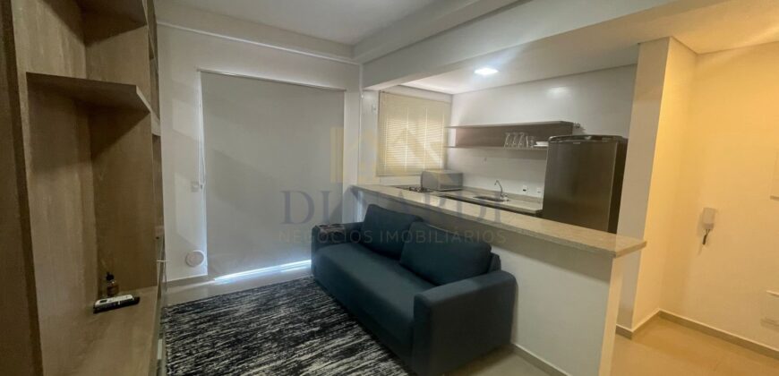 Flat Mobiliado com 1 Dormitório no Campolim – 37 m² e Lazer Completo