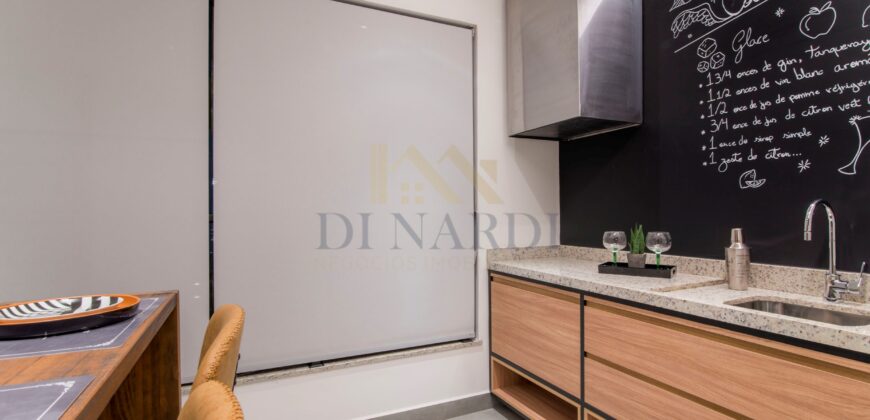 Apartamento no Alto do Campolim com 1 Dormitório e 1 Vaga, 44 m² e Lazer Completo