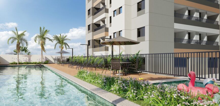 Apartamento com 65m² na Av. São Paulo com 2 dormitórios, suíte e 1 vaga