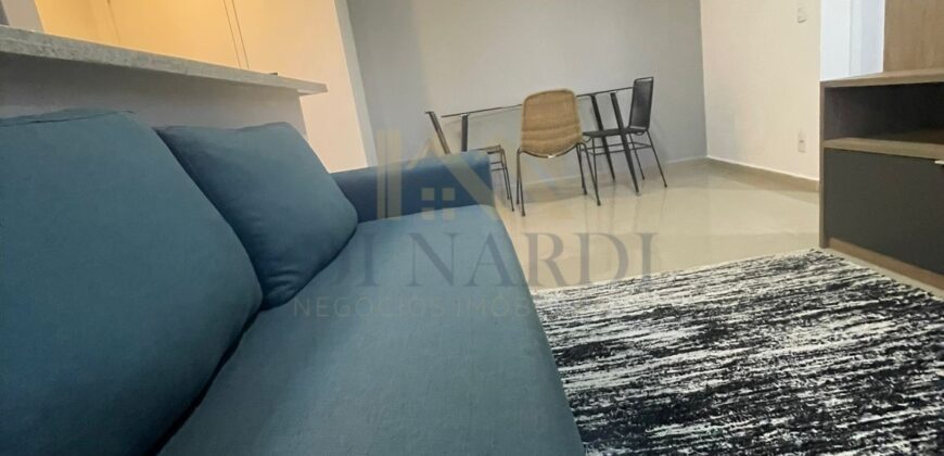 Flat Mobiliado com 1 Dormitório no Campolim – 37 m² e Lazer Completo