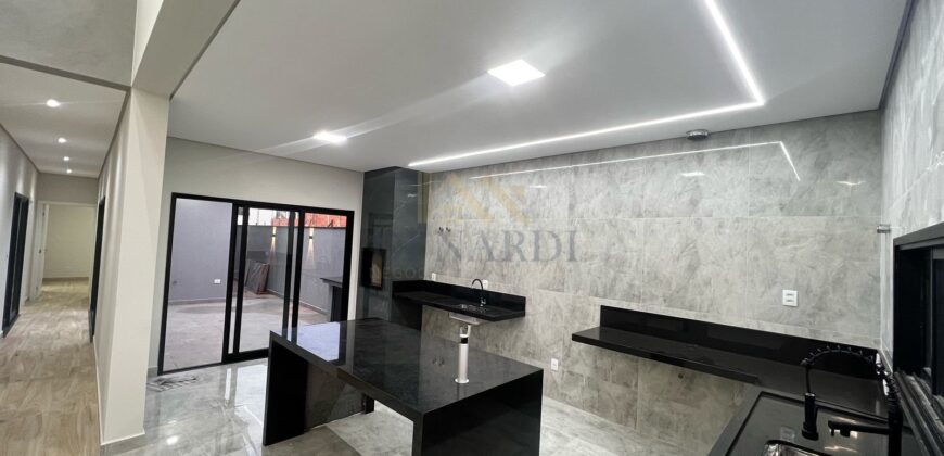 Casa Térrea com 144m², 3 Dormitórios e Churrasqueira no Jardim Novo Horizonte