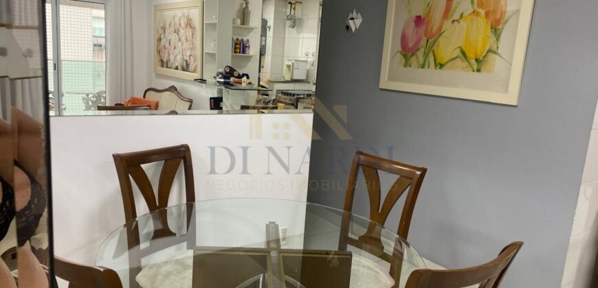 Apartamento Mobiliado de 130 m² com 2 Quartos e Suíte à Venda no Gonzaga, Santos
