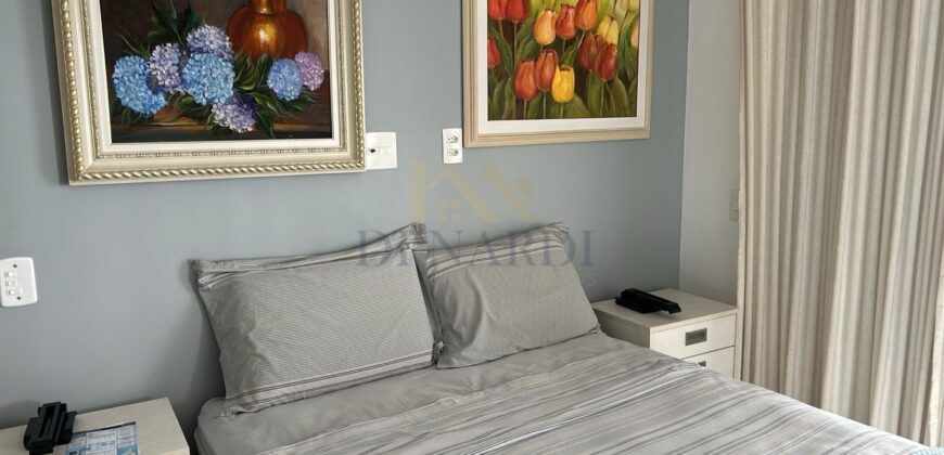 Apartamento Mobiliado de 130 m² com 2 Quartos e Suíte à Venda no Gonzaga, Santos