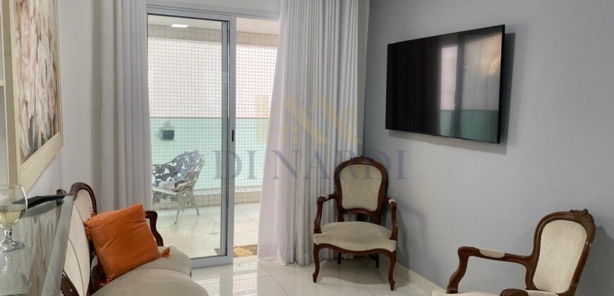 Apartamento Mobiliado de 130 m² com 2 Quartos e Suíte à Venda no Gonzaga, Santos