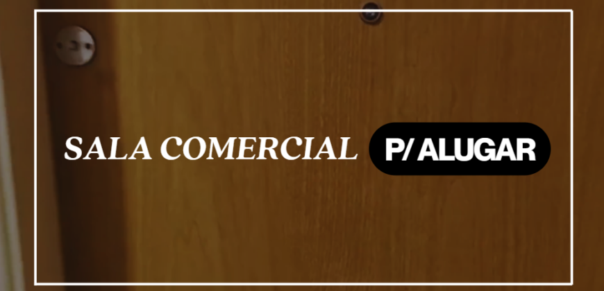 Sala Comercial para Locação na Lapa: 40m² ao lado da Estação CPTM