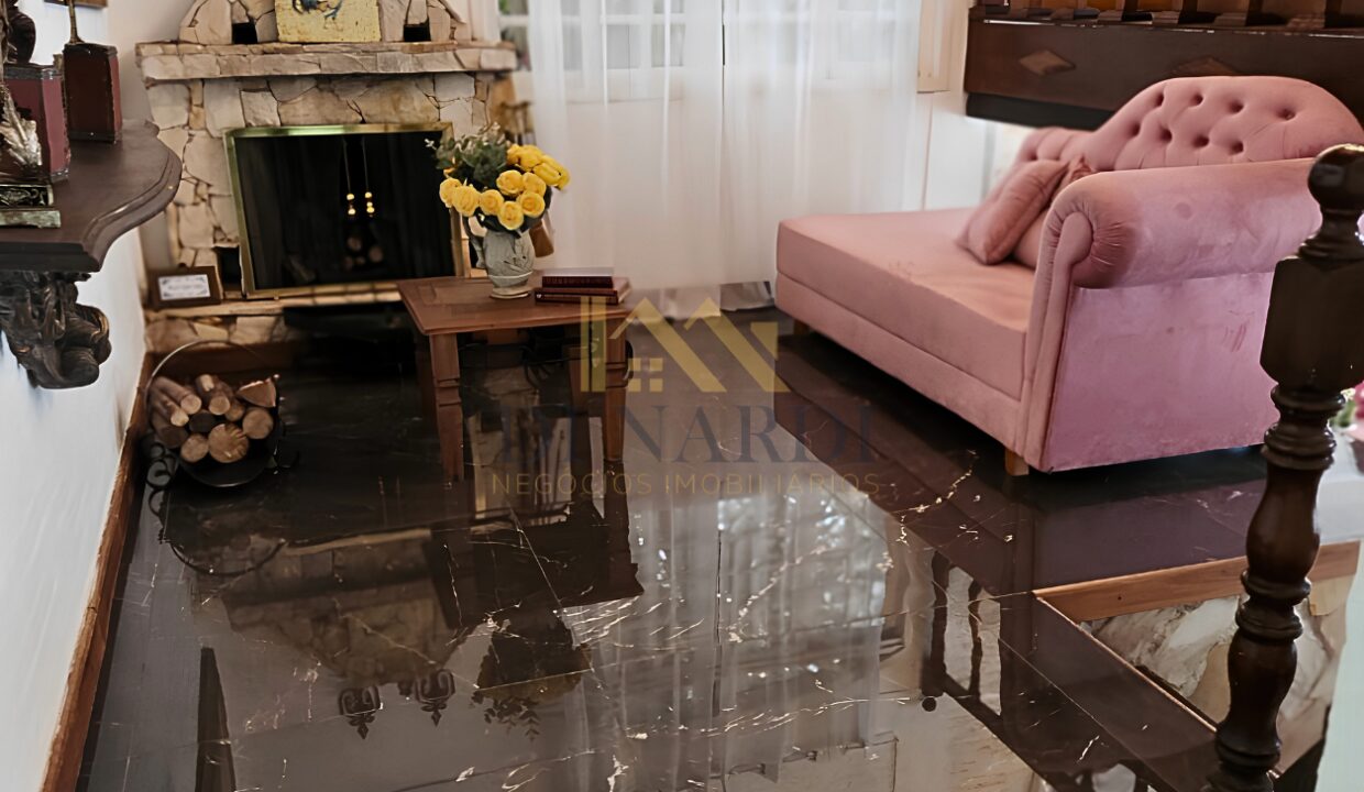 sala-com-lareira-estilo-clássico